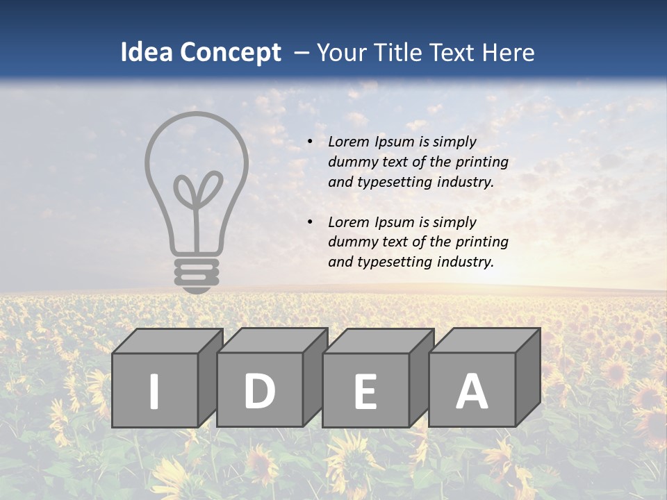 Scene Horizon Sky PowerPoint Template