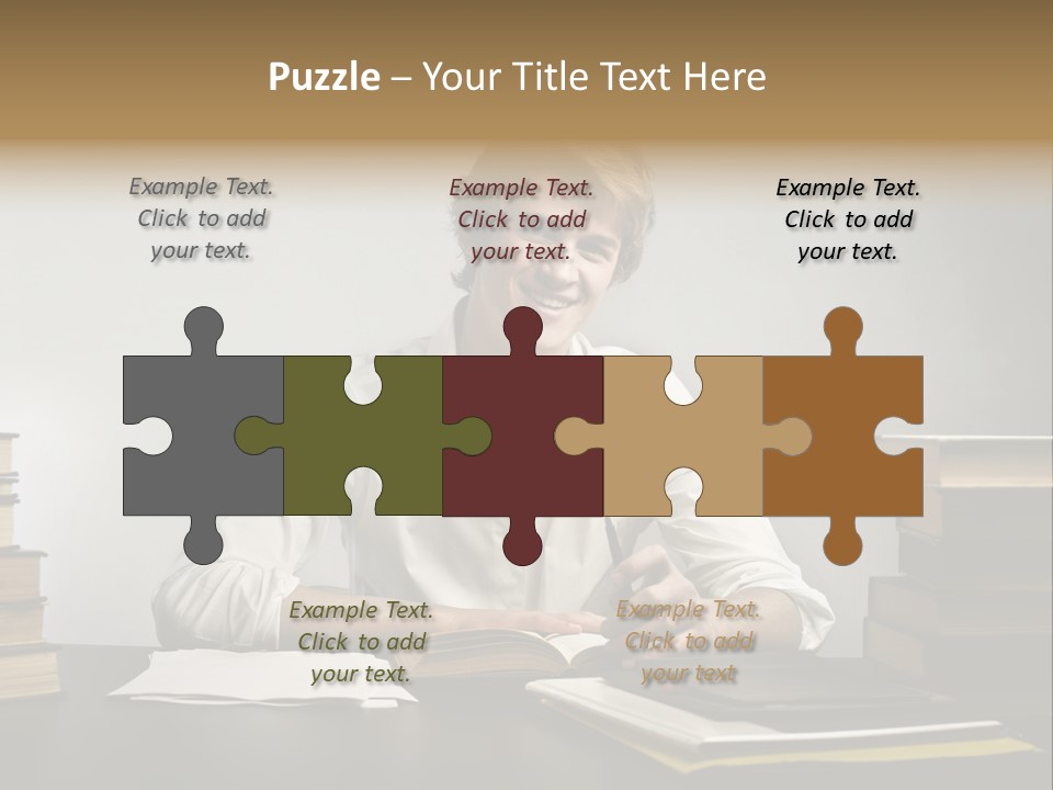 Guy Computer Earn PowerPoint Template