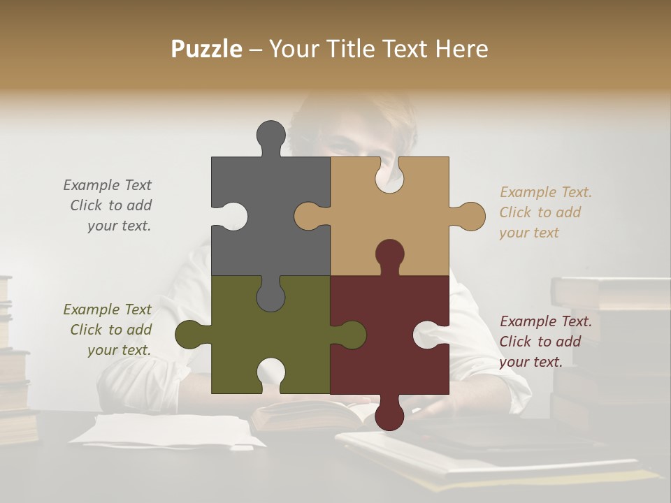 Guy Computer Earn PowerPoint Template