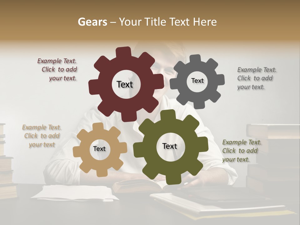 Guy Computer Earn PowerPoint Template