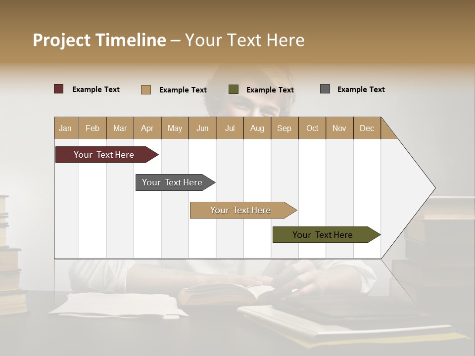 Guy Computer Earn PowerPoint Template