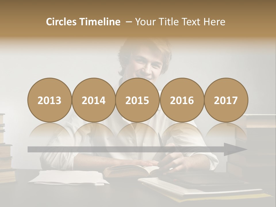 Guy Computer Earn PowerPoint Template