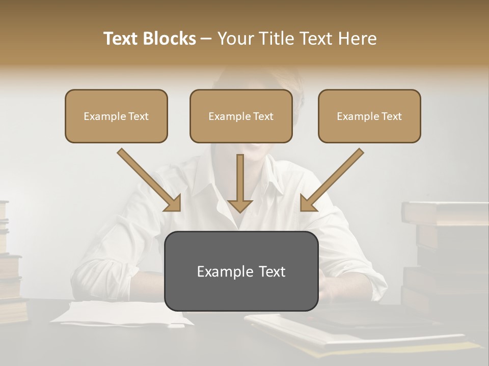Guy Computer Earn PowerPoint Template