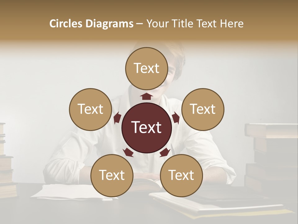 Guy Computer Earn PowerPoint Template