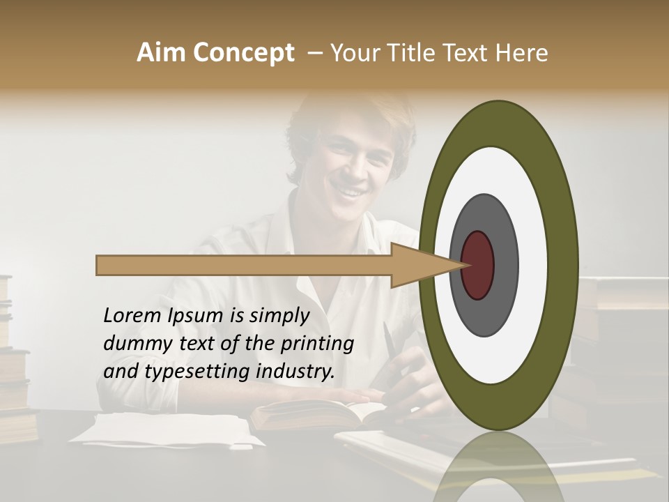 Guy Computer Earn PowerPoint Template