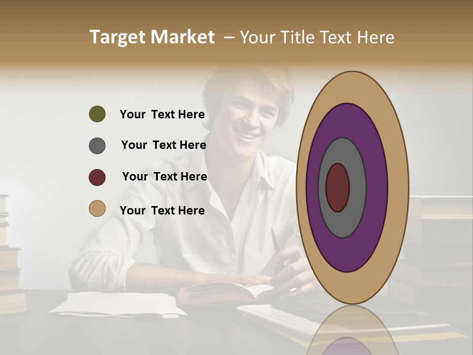 Guy Computer Earn PowerPoint Template