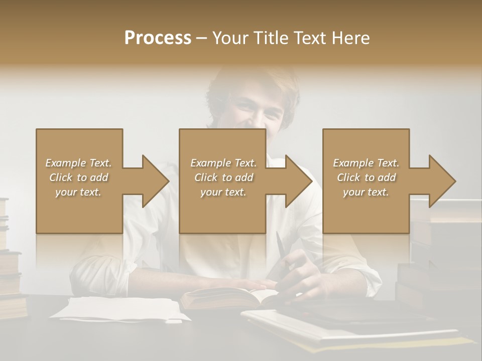 Guy Computer Earn PowerPoint Template