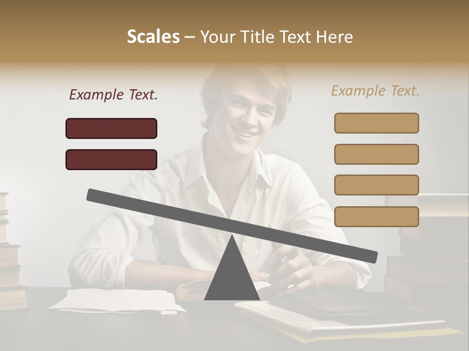 Guy Computer Earn PowerPoint Template