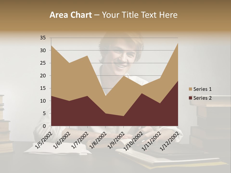 Guy Computer Earn PowerPoint Template