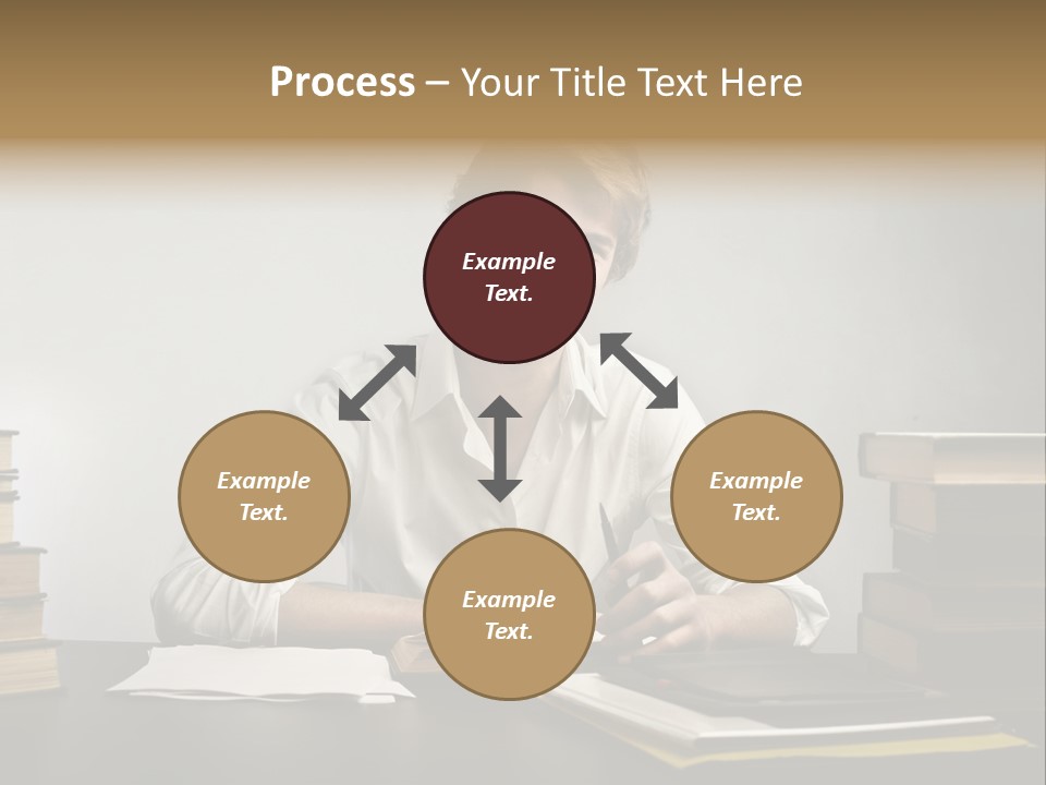 Guy Computer Earn PowerPoint Template