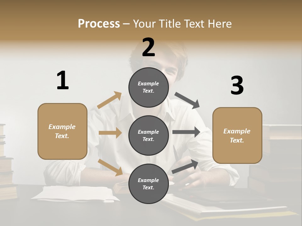 Guy Computer Earn PowerPoint Template