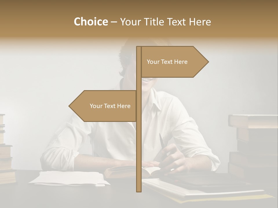 Guy Computer Earn PowerPoint Template