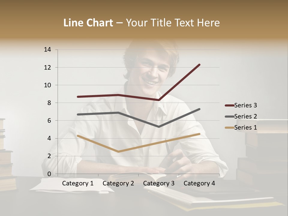 Guy Computer Earn PowerPoint Template