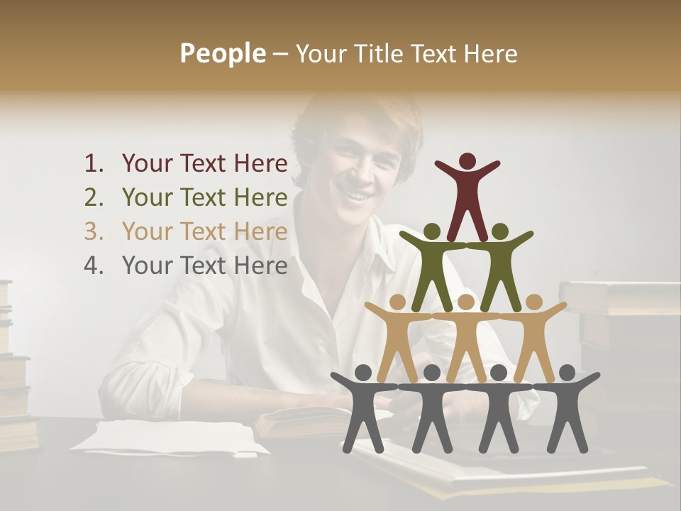 Guy Computer Earn PowerPoint Template