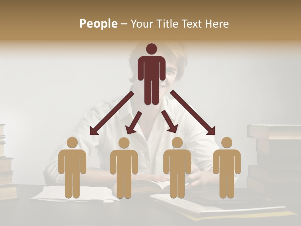 Guy Computer Earn PowerPoint Template