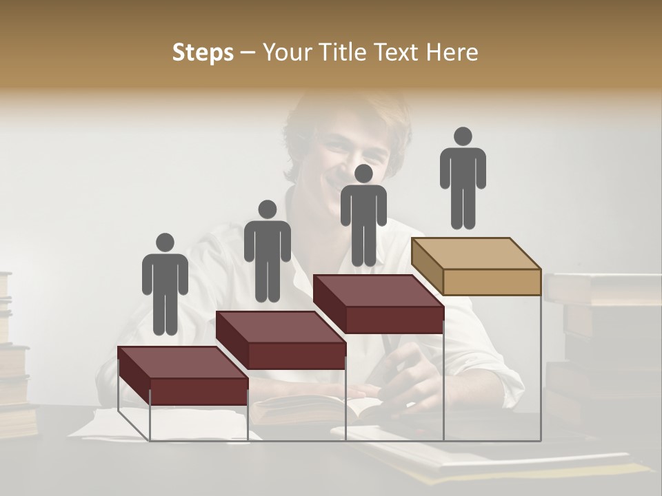 Guy Computer Earn PowerPoint Template