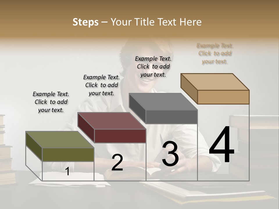 Guy Computer Earn PowerPoint Template