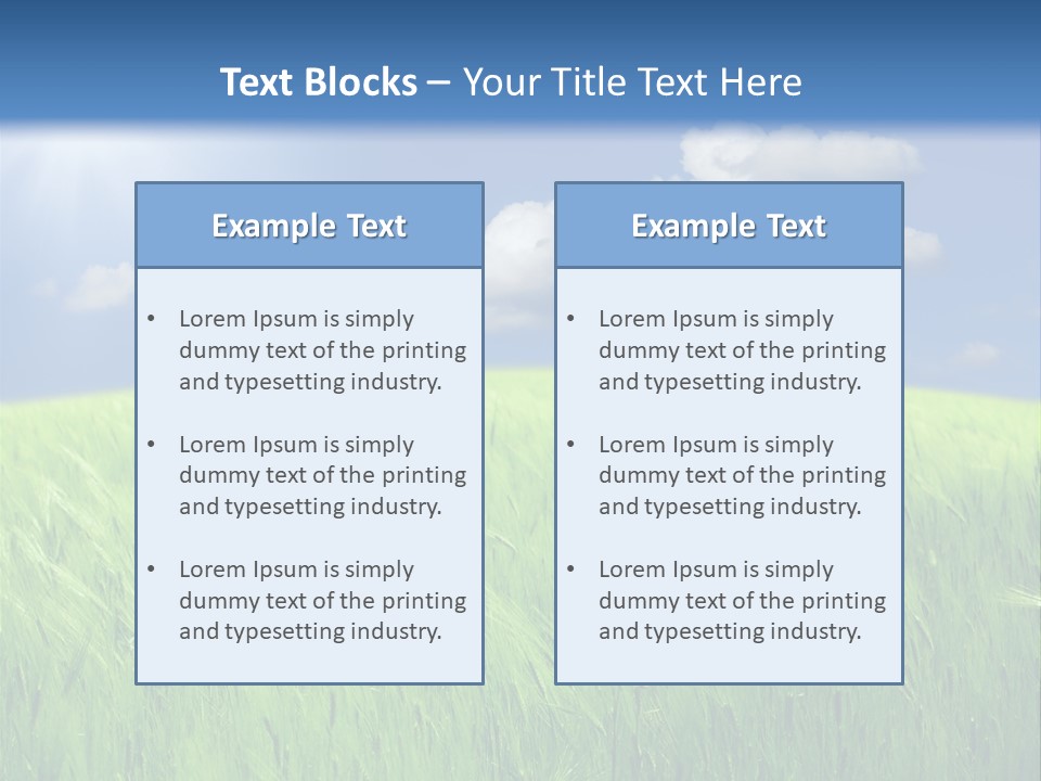 Grain Tree Healthy PowerPoint Template