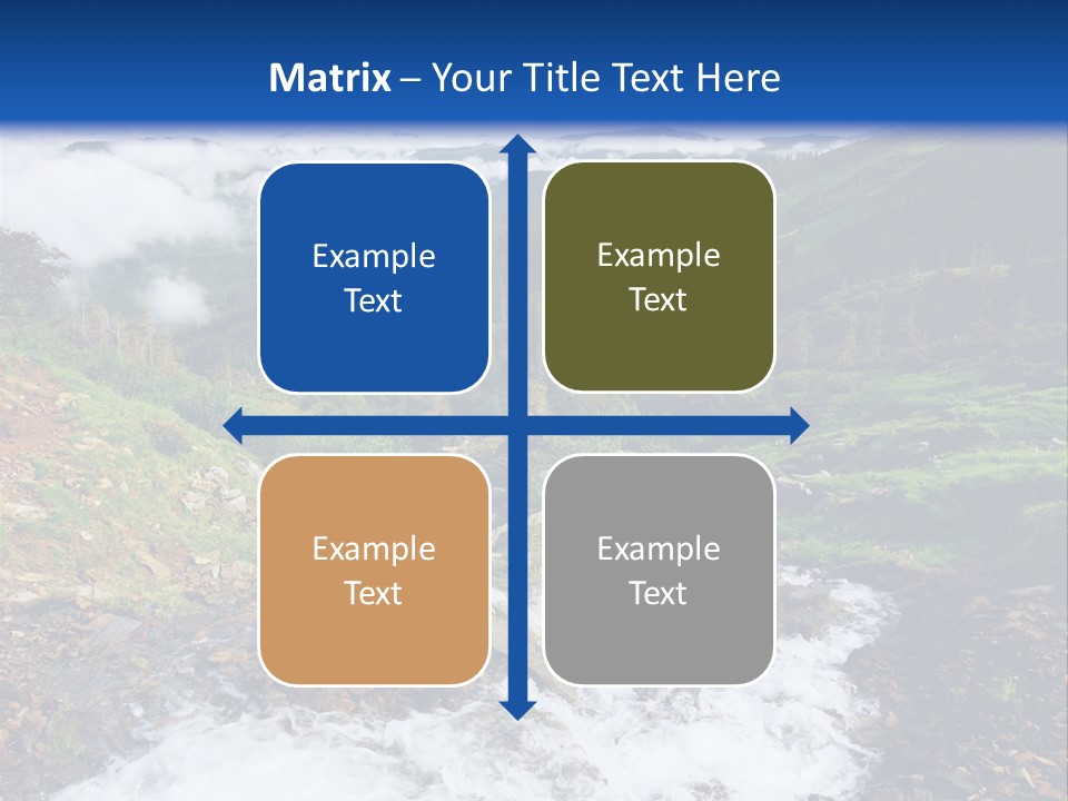 Travel Sunlight Countryside PowerPoint Template