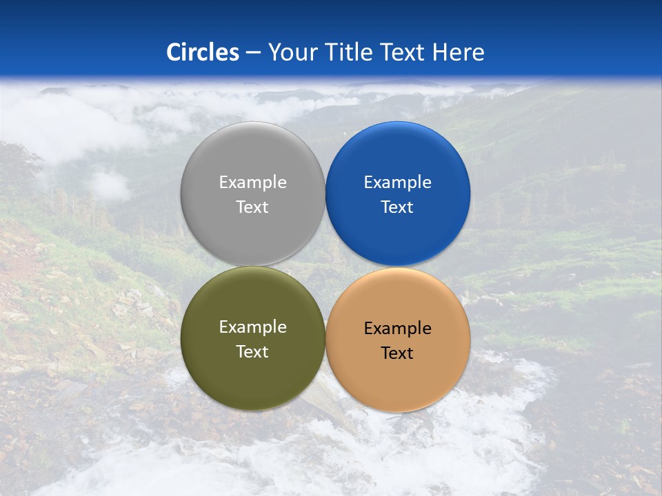 Travel Sunlight Countryside PowerPoint Template