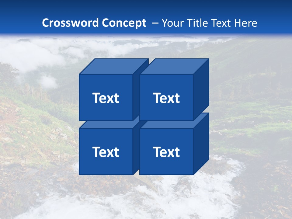 Travel Sunlight Countryside PowerPoint Template