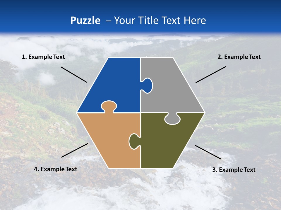 Travel Sunlight Countryside PowerPoint Template