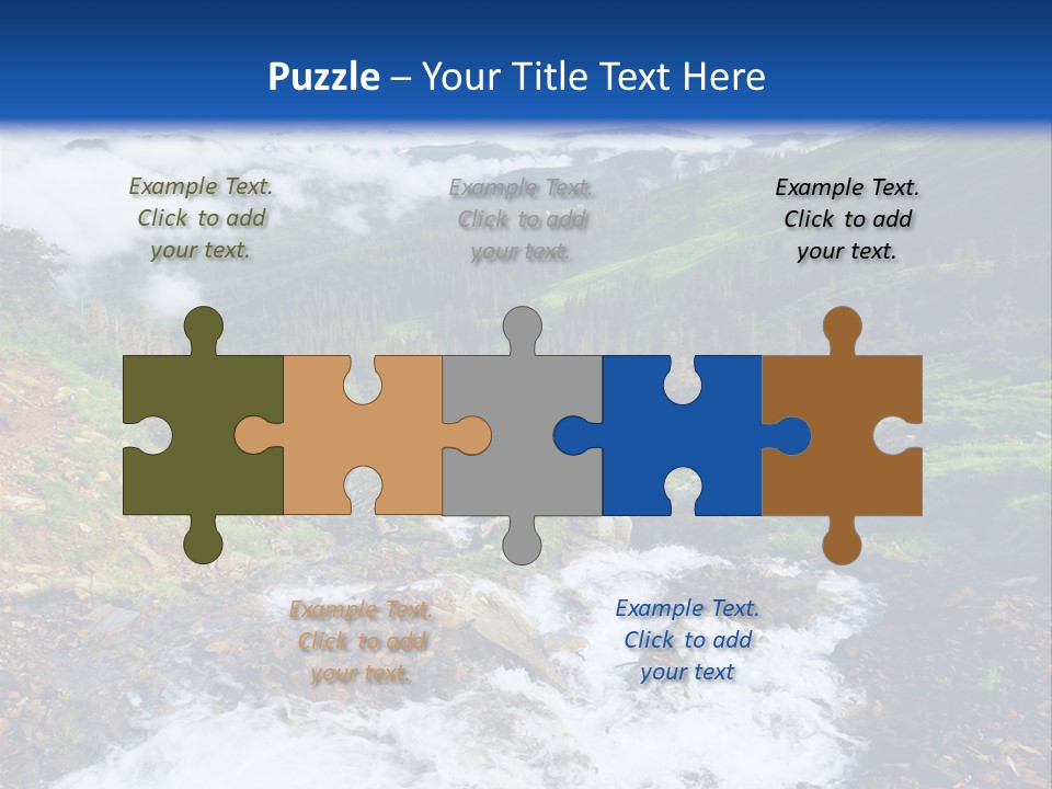 Travel Sunlight Countryside PowerPoint Template