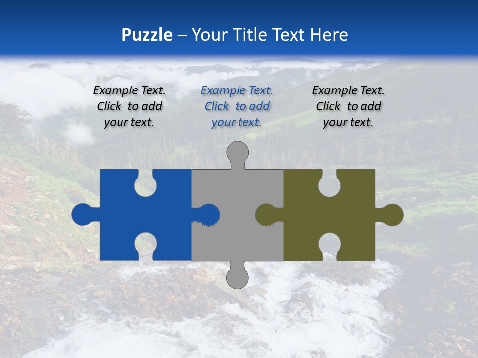 Travel Sunlight Countryside PowerPoint Template