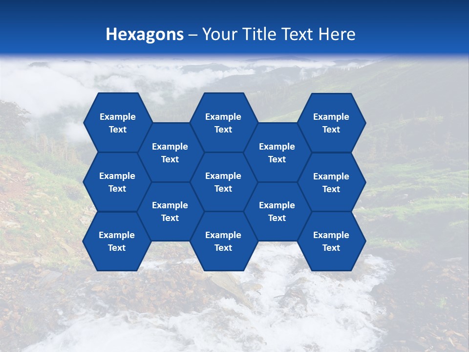 Travel Sunlight Countryside PowerPoint Template