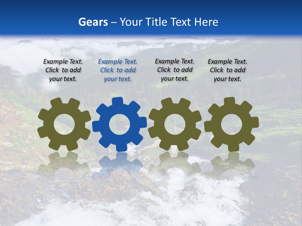 Travel Sunlight Countryside PowerPoint Template