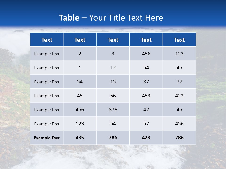 Travel Sunlight Countryside PowerPoint Template