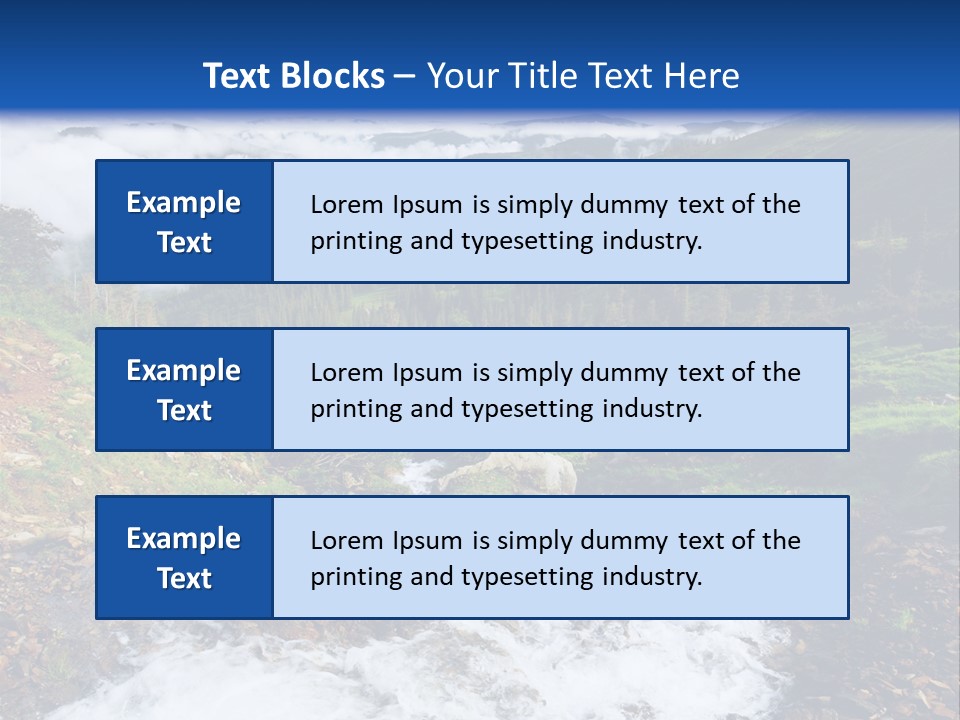 Travel Sunlight Countryside PowerPoint Template