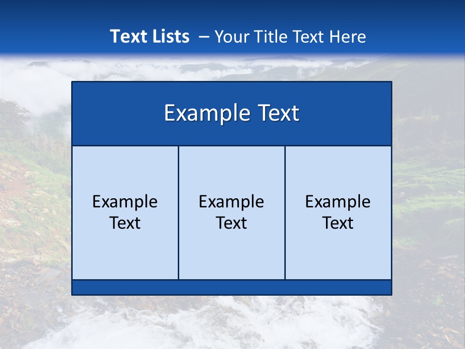 Travel Sunlight Countryside PowerPoint Template