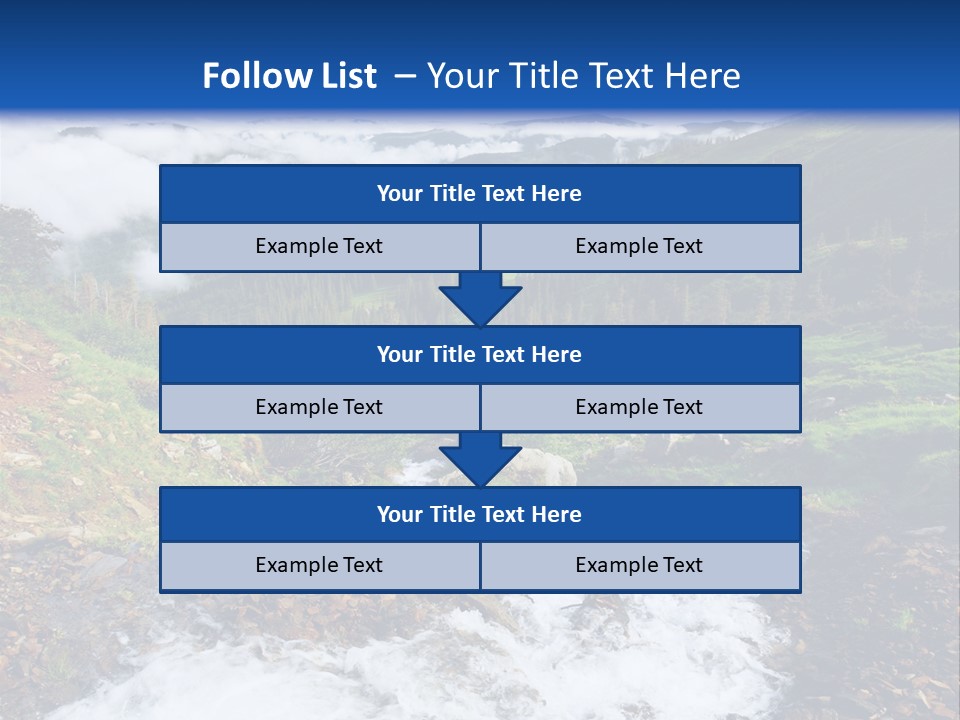 Travel Sunlight Countryside PowerPoint Template