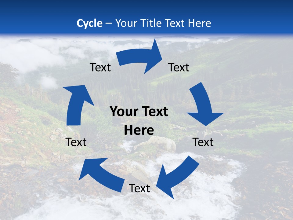 Travel Sunlight Countryside PowerPoint Template