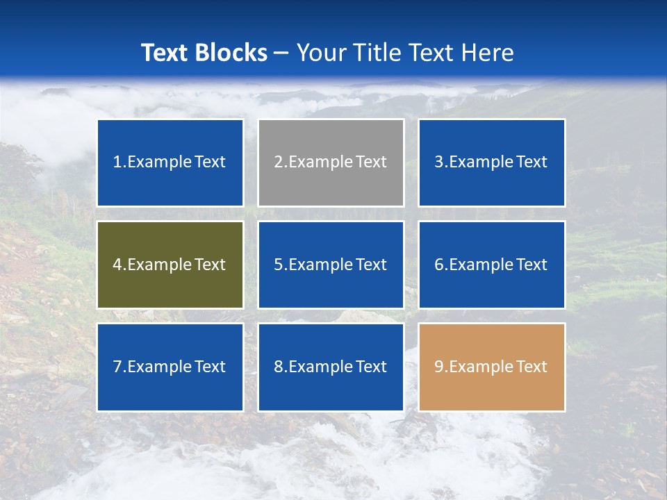 Travel Sunlight Countryside PowerPoint Template