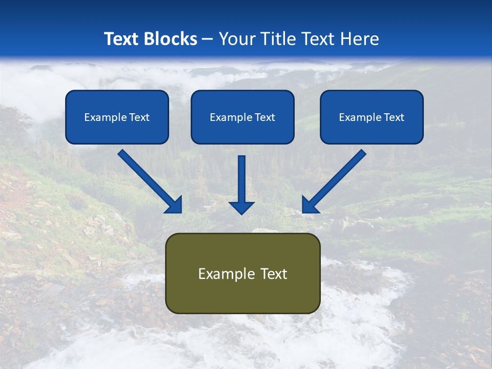 Travel Sunlight Countryside PowerPoint Template