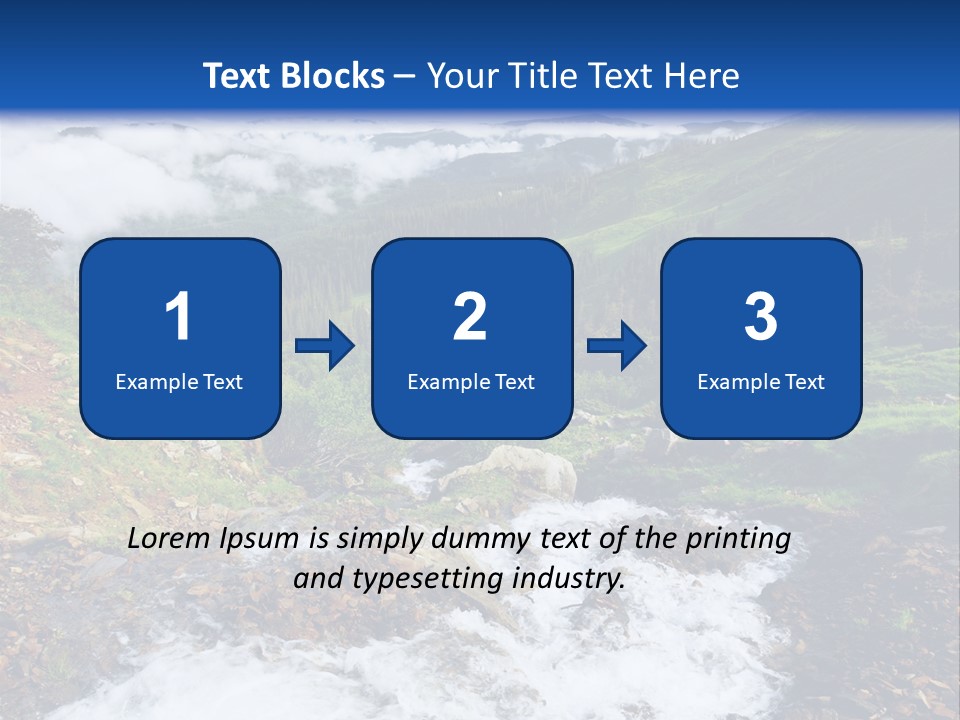 Travel Sunlight Countryside PowerPoint Template