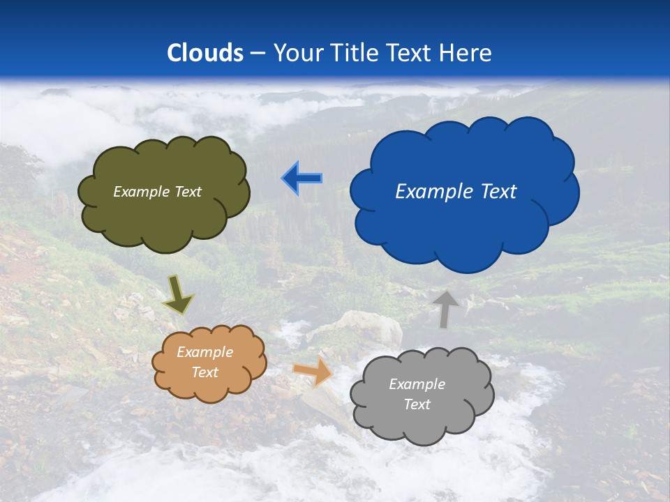 Travel Sunlight Countryside PowerPoint Template