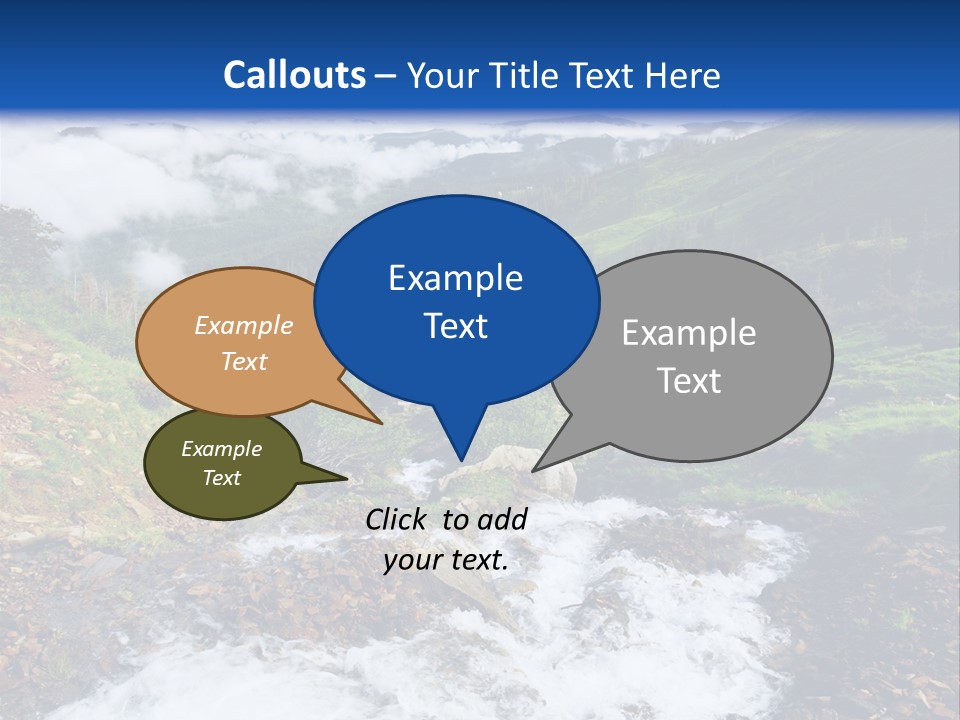 Travel Sunlight Countryside PowerPoint Template