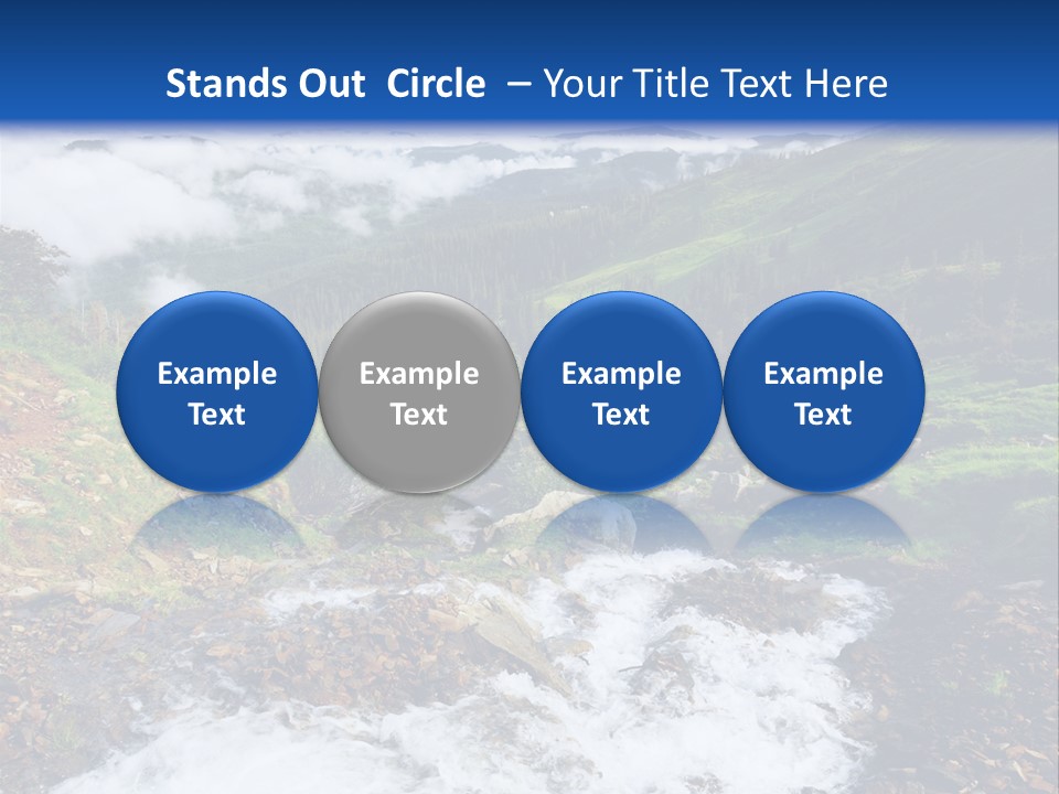 Travel Sunlight Countryside PowerPoint Template