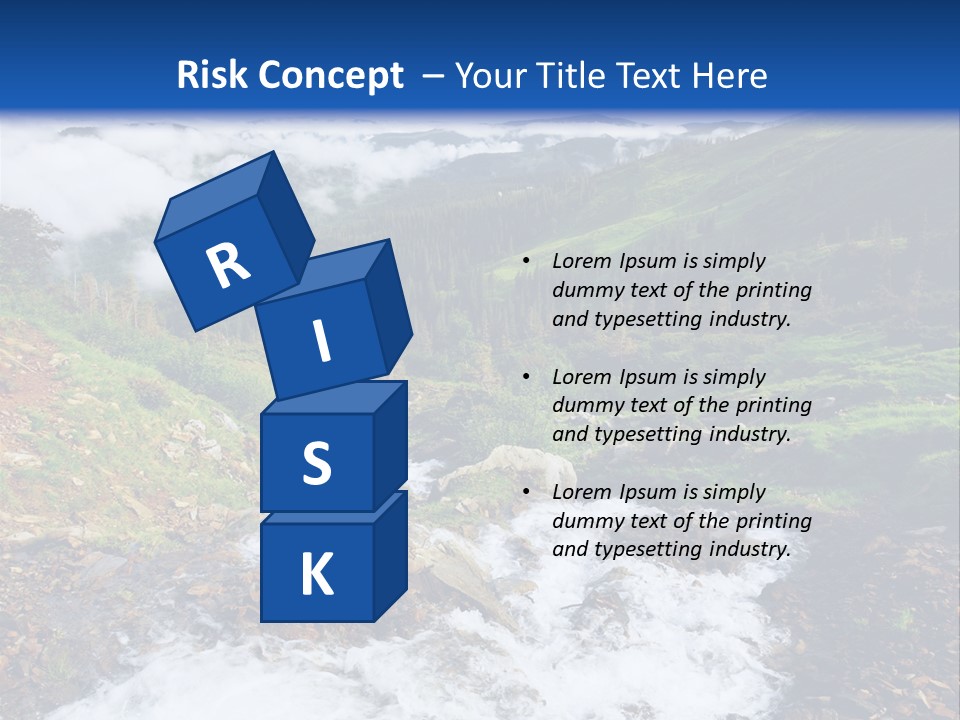 Travel Sunlight Countryside PowerPoint Template