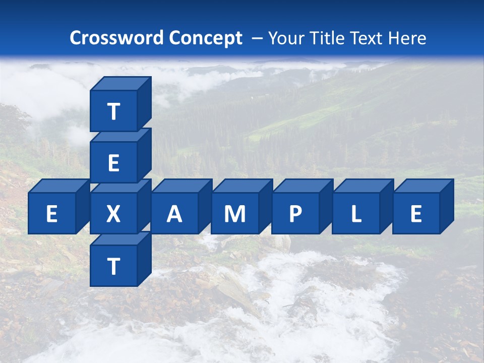 Travel Sunlight Countryside PowerPoint Template