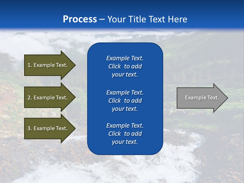 Travel Sunlight Countryside PowerPoint Template