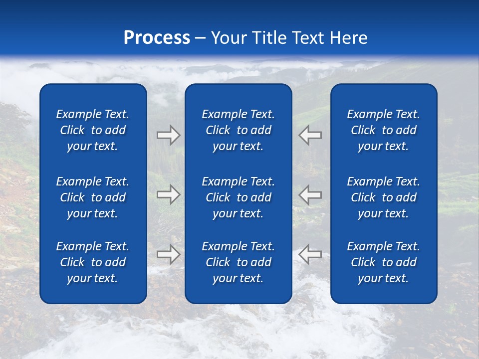 Travel Sunlight Countryside PowerPoint Template