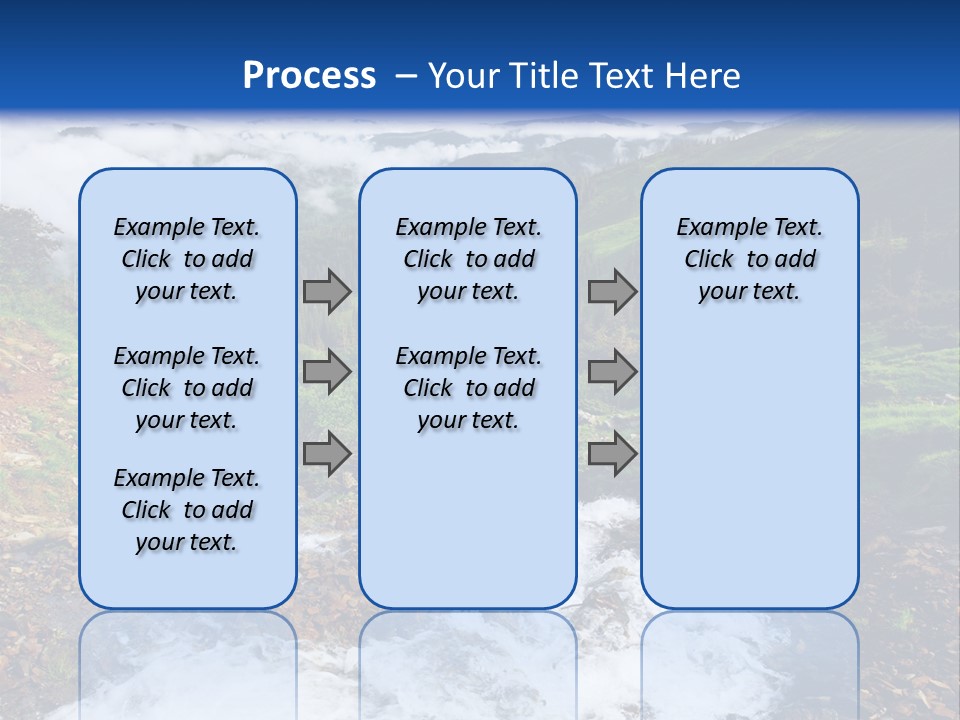 Travel Sunlight Countryside PowerPoint Template