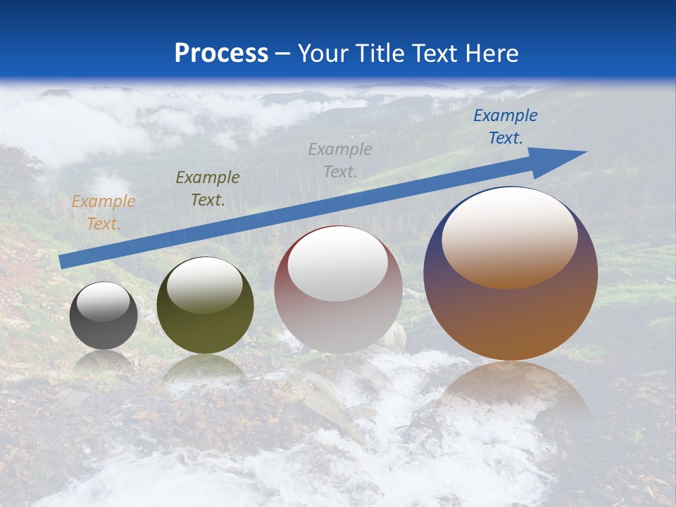 Travel Sunlight Countryside PowerPoint Template