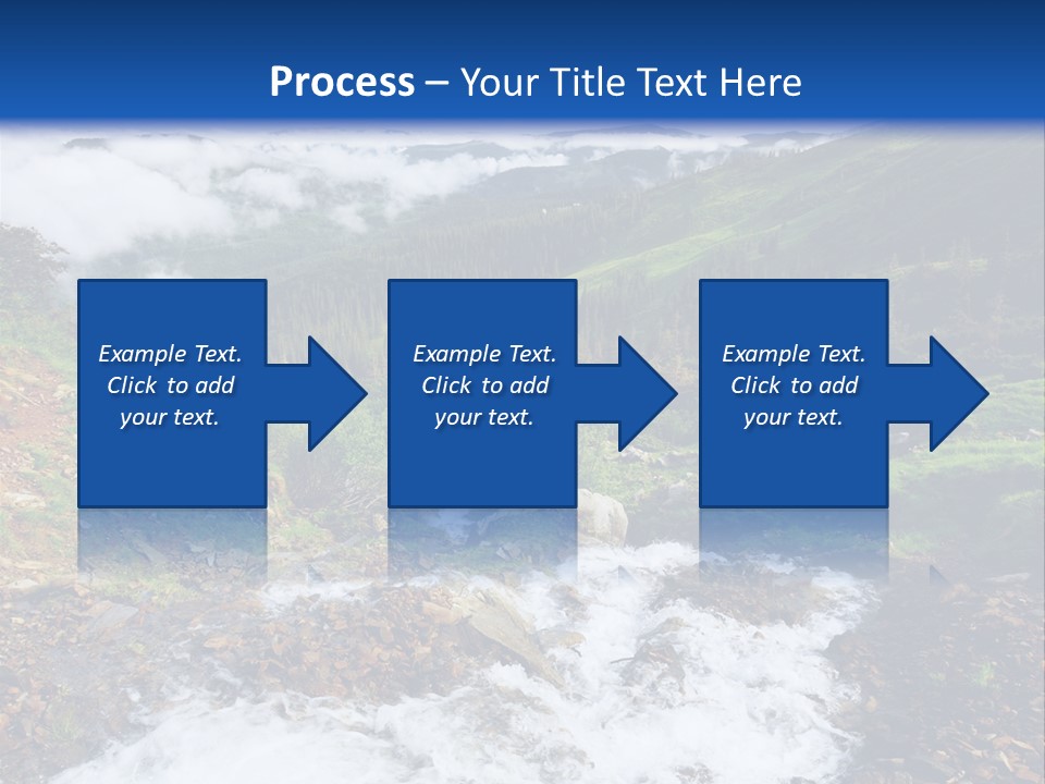 Travel Sunlight Countryside PowerPoint Template