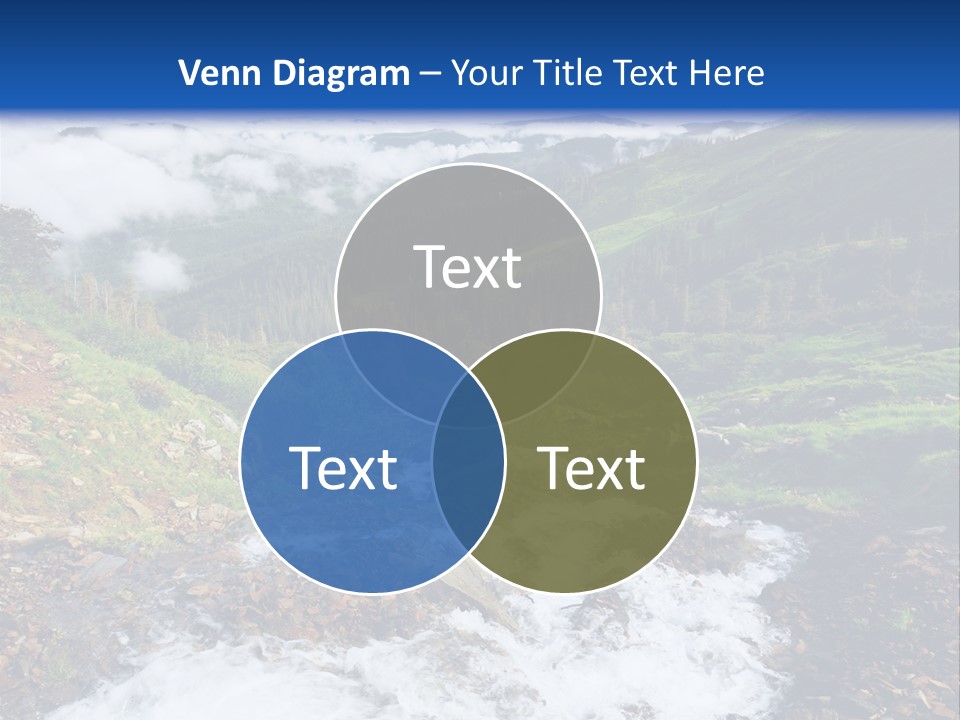 Travel Sunlight Countryside PowerPoint Template