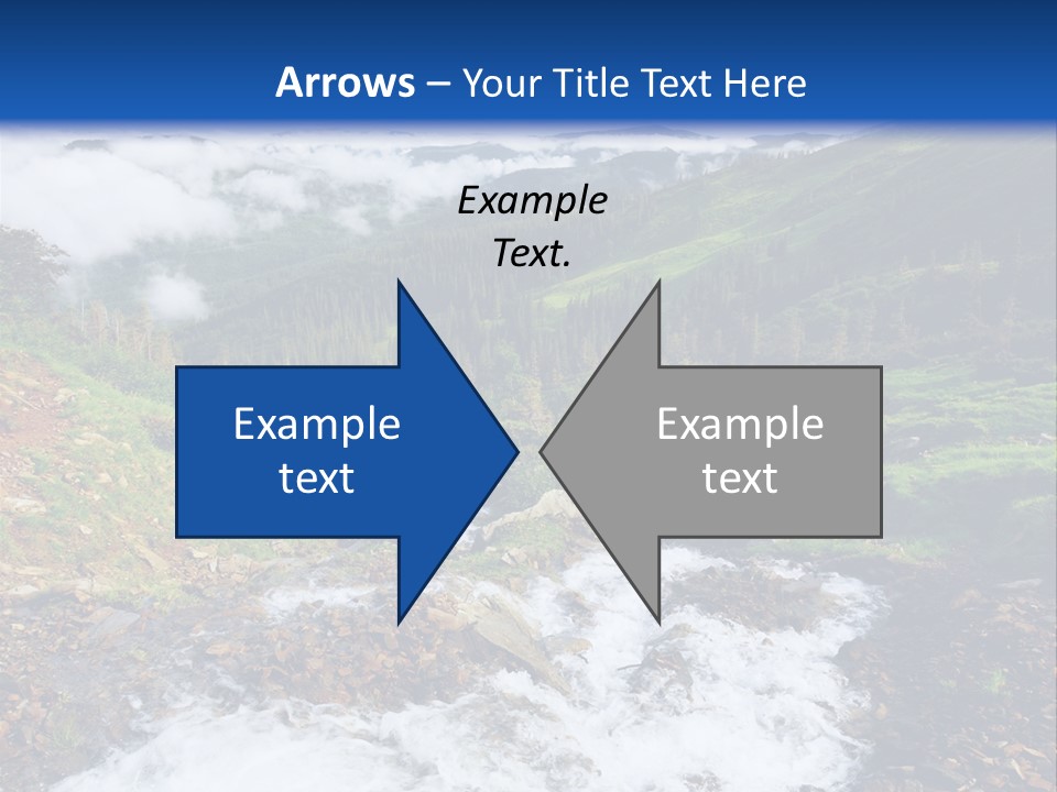 Travel Sunlight Countryside PowerPoint Template
